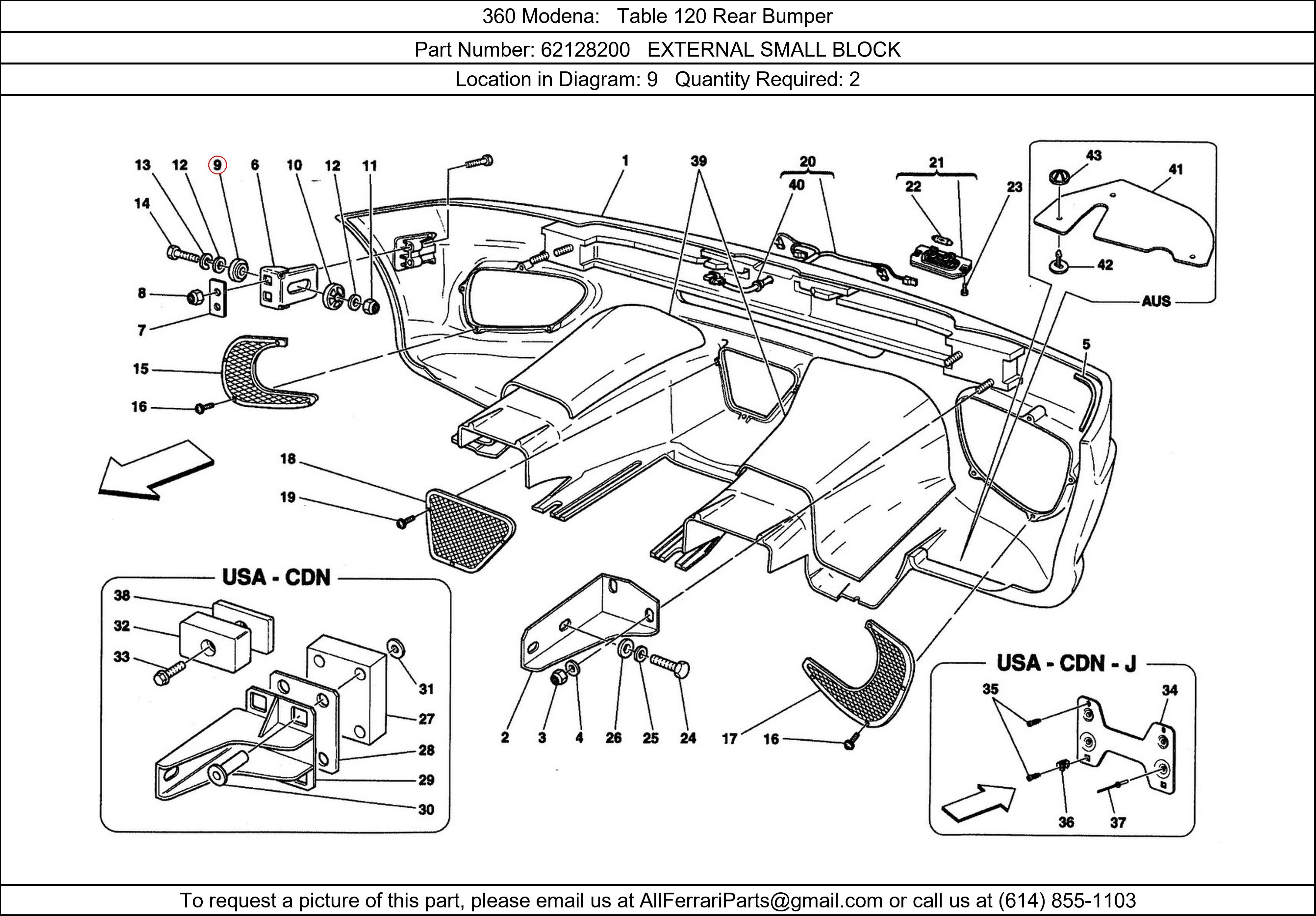 Ferrari Part 62128200