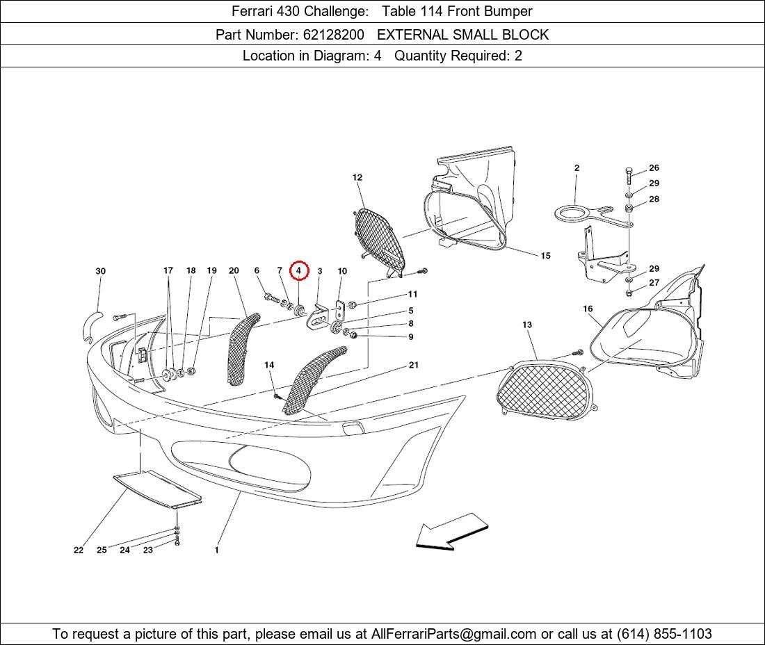 Ferrari Part 62128200