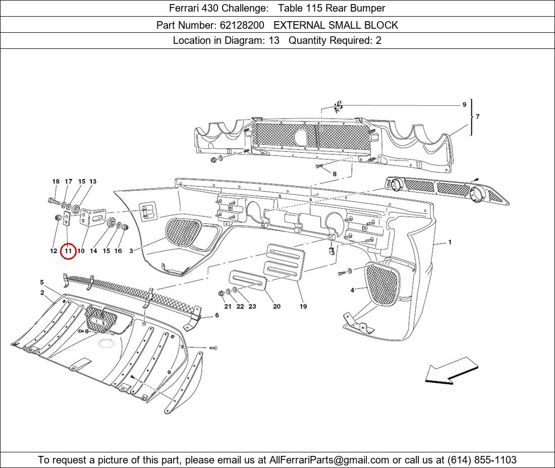 Ferrari Part 62128200