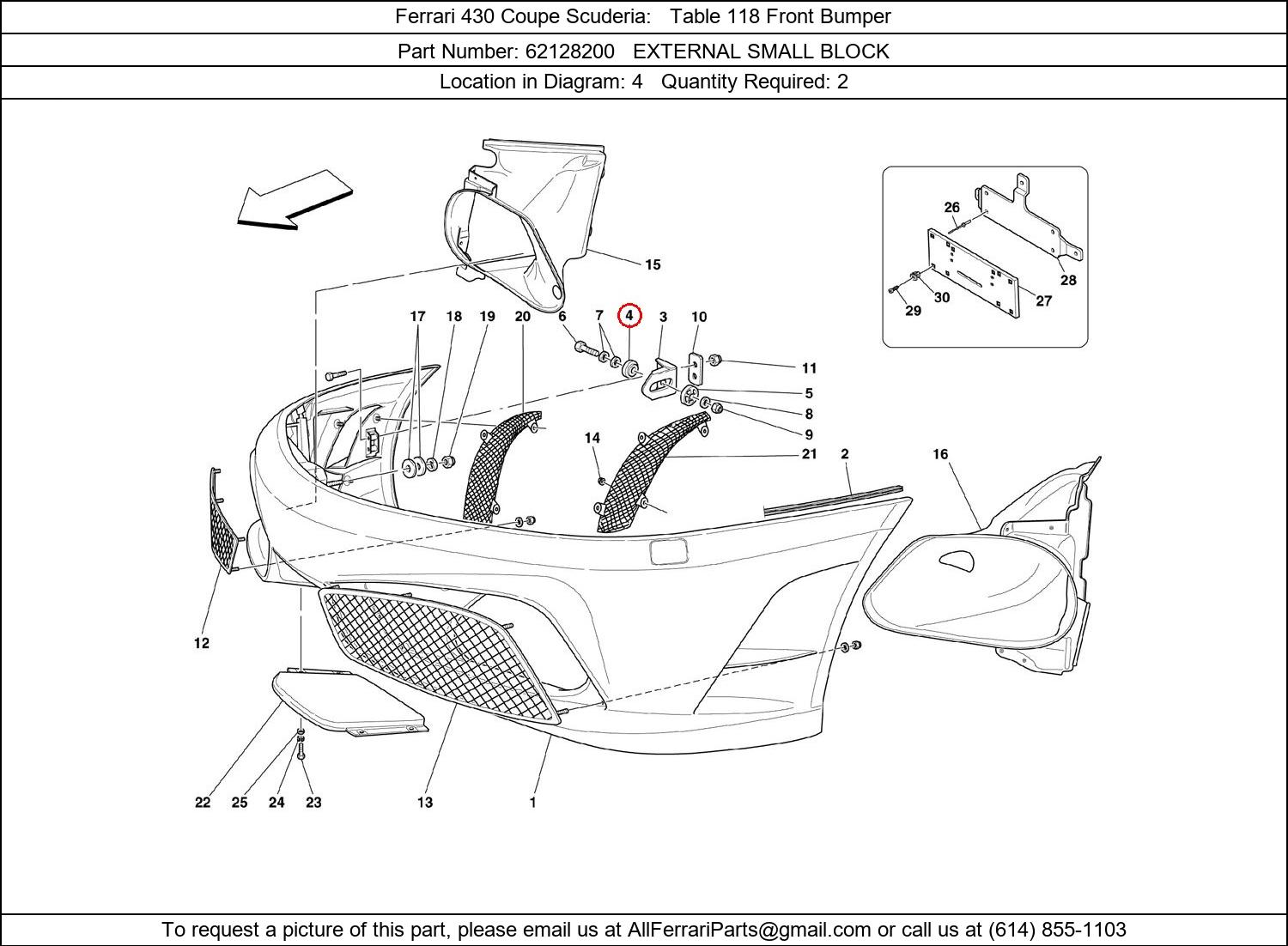 Ferrari Part 62128200