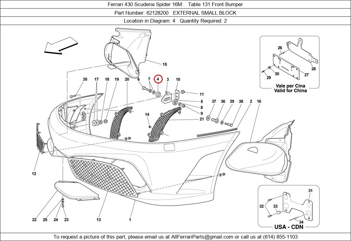 Ferrari Part 62128200