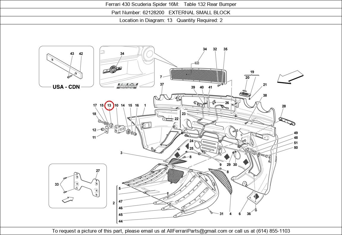 Ferrari Part 62128200