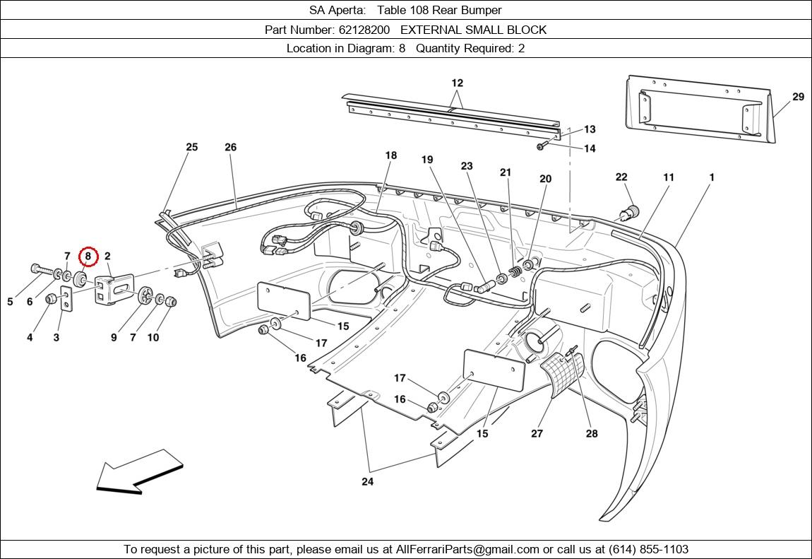 Ferrari Part 62128200