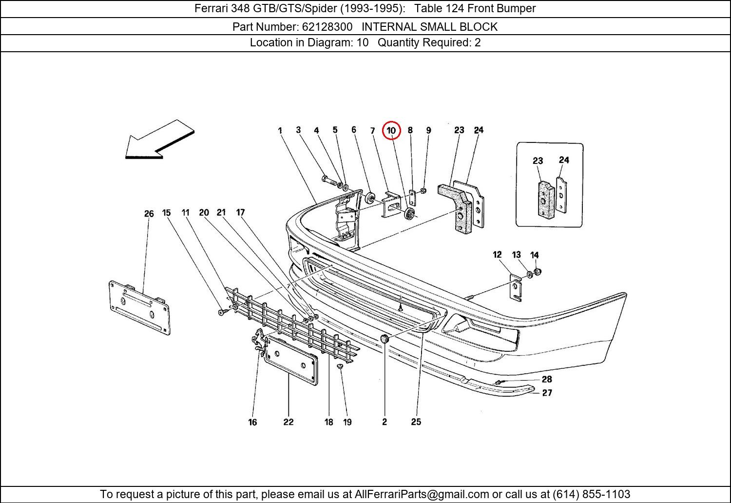 Ferrari Part 62128300