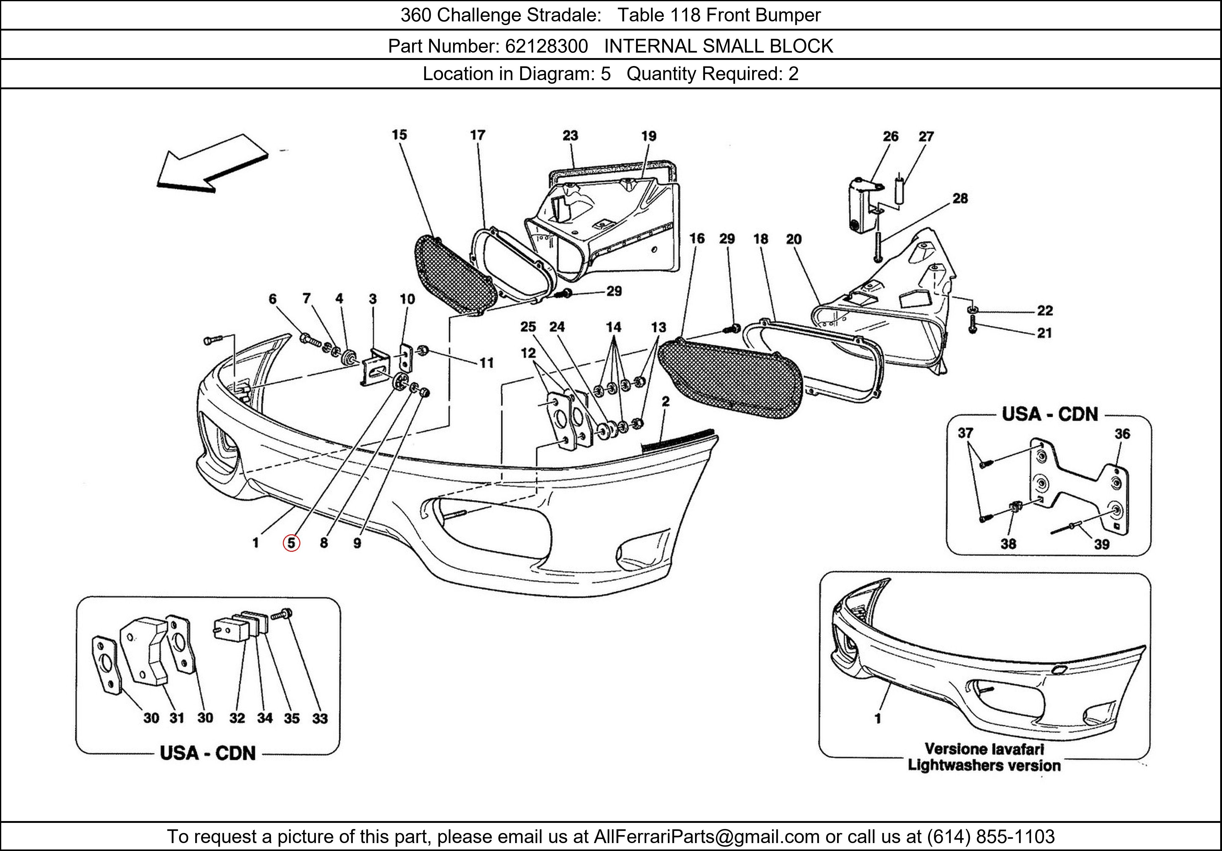 Ferrari Part 62128300