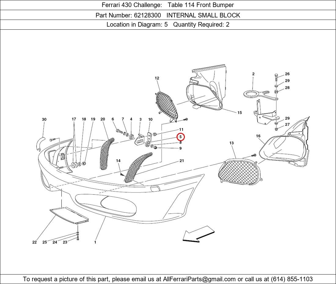 Ferrari Part 62128300