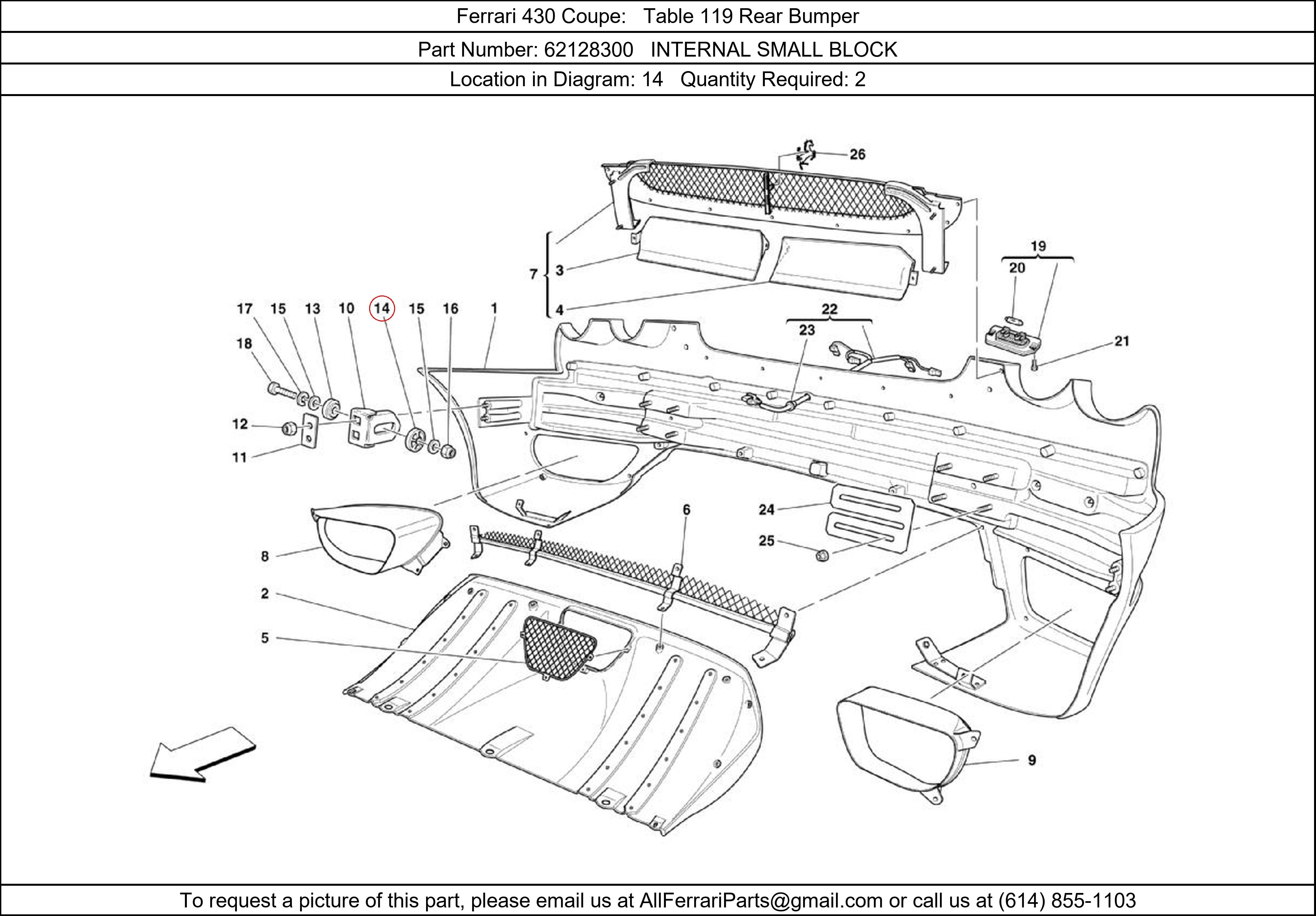 Ferrari Part 62128300