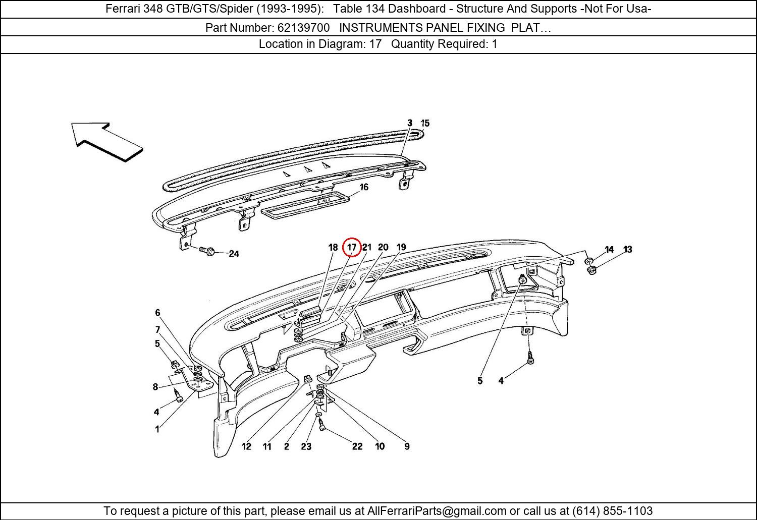 Ferrari Part 62139700