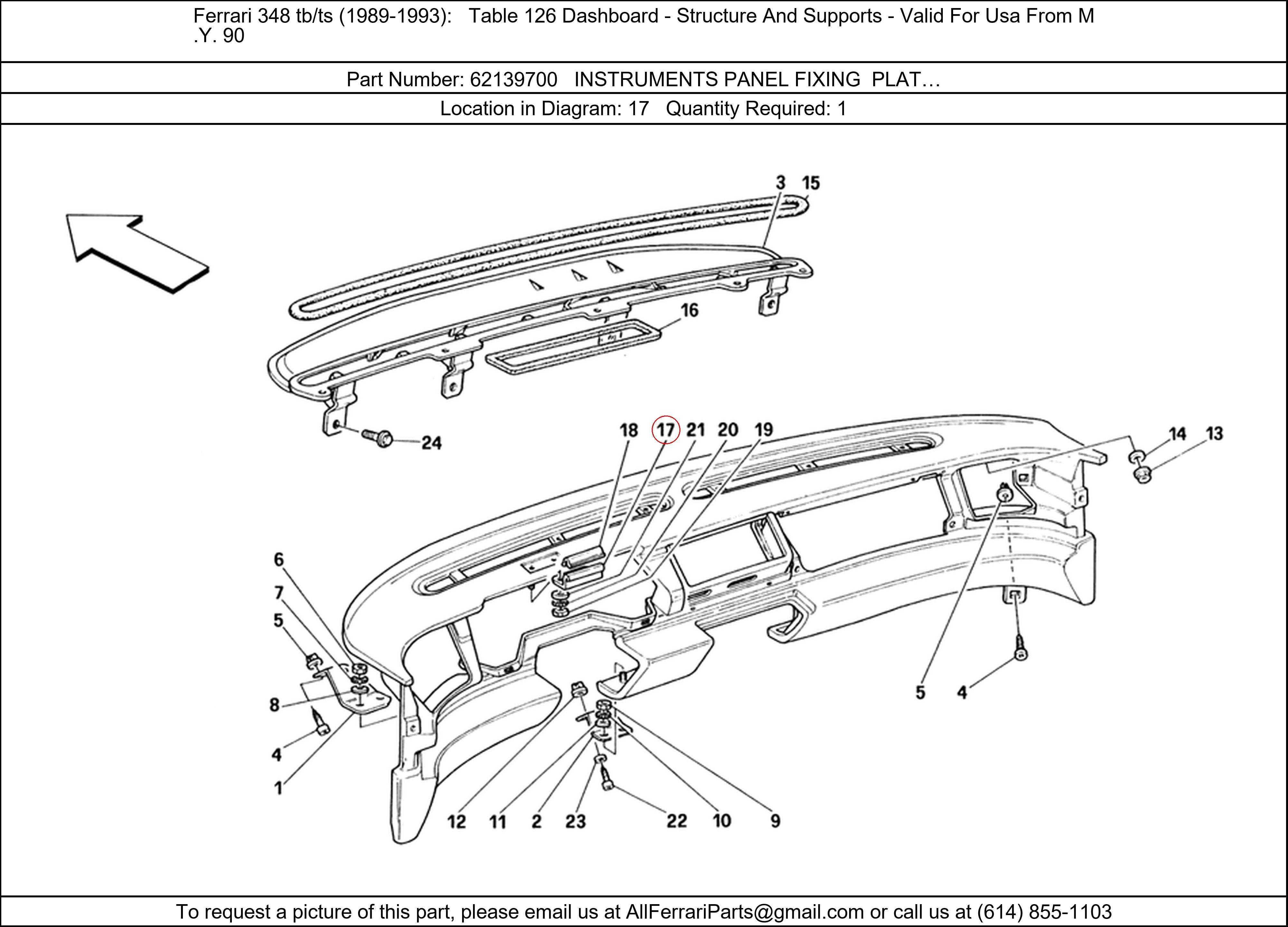 Ferrari Part 62139700