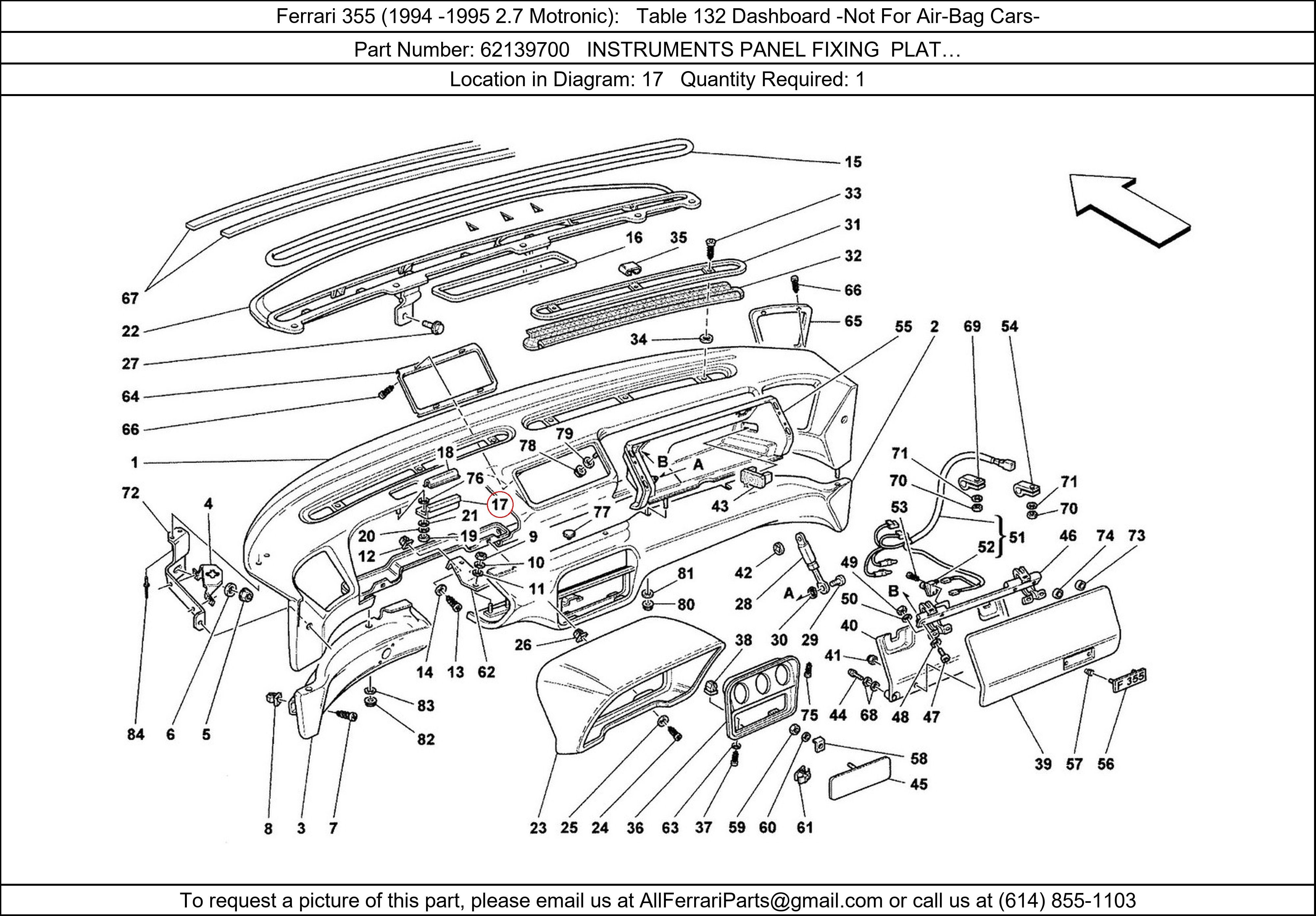 Ferrari Part 62139700