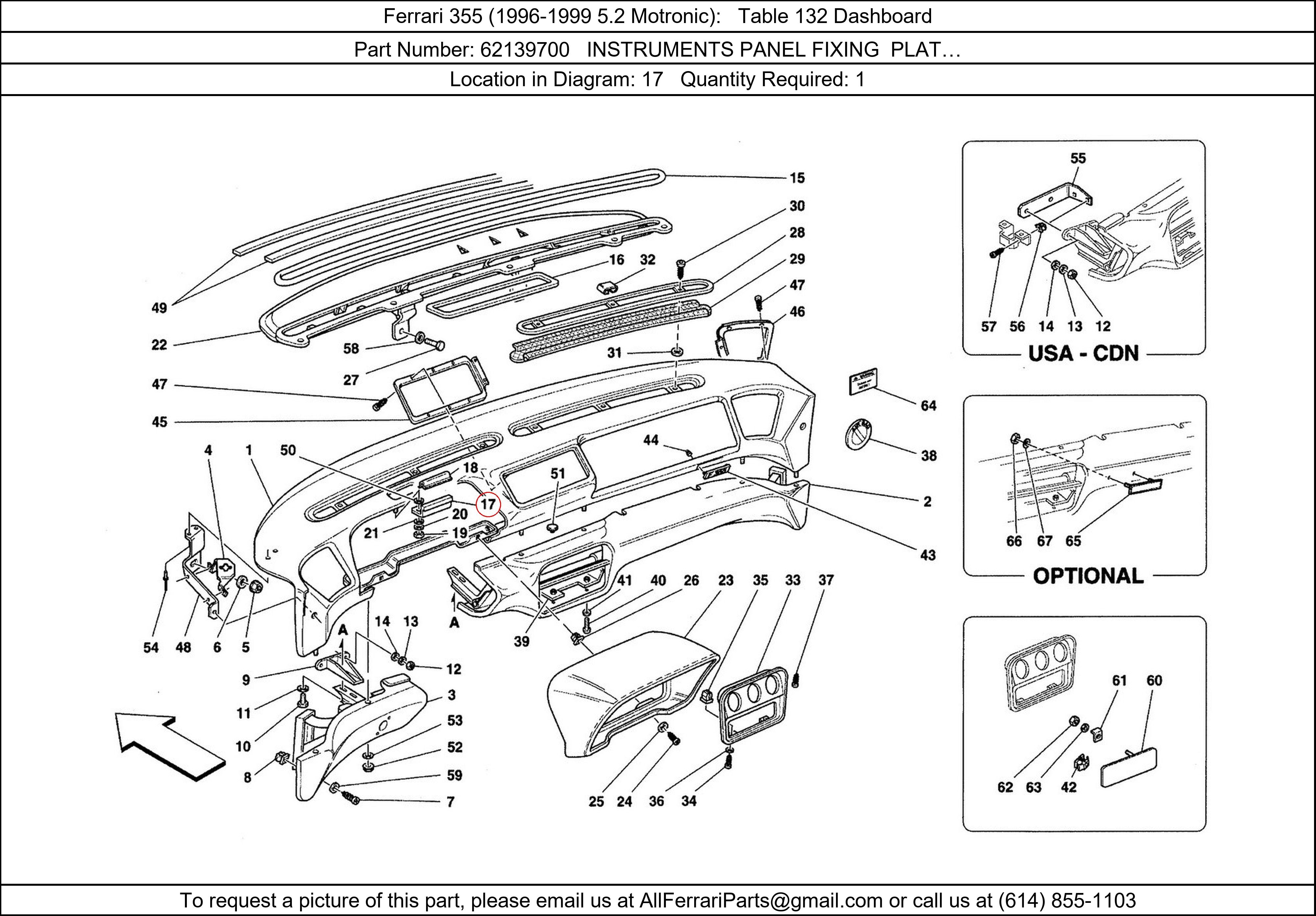 Ferrari Part 62139700