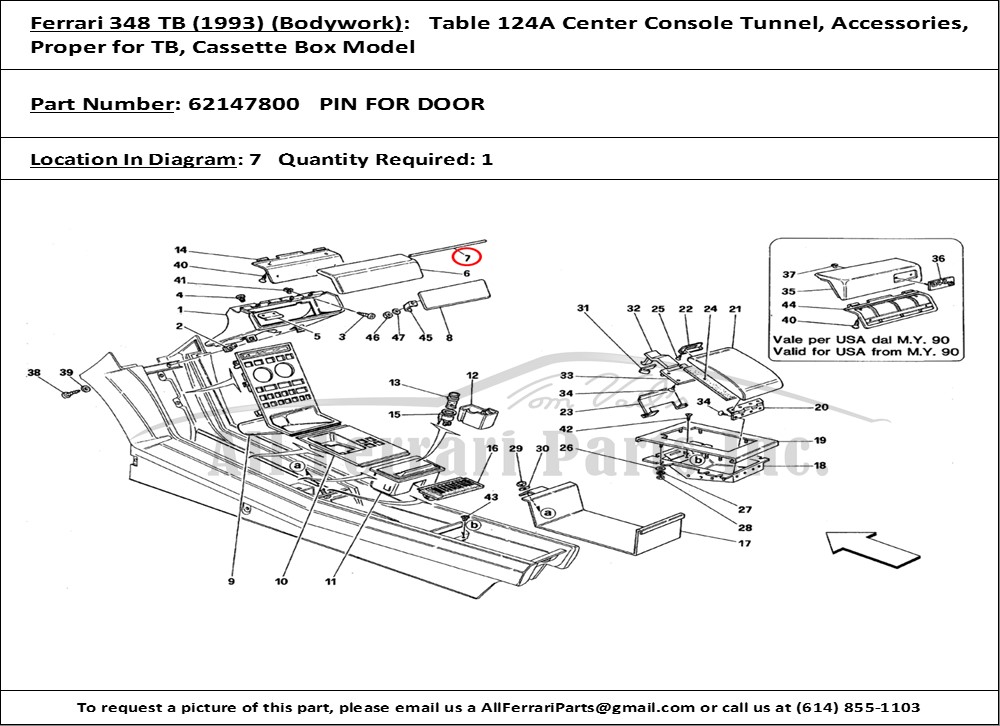 Ferrari Part 62147800