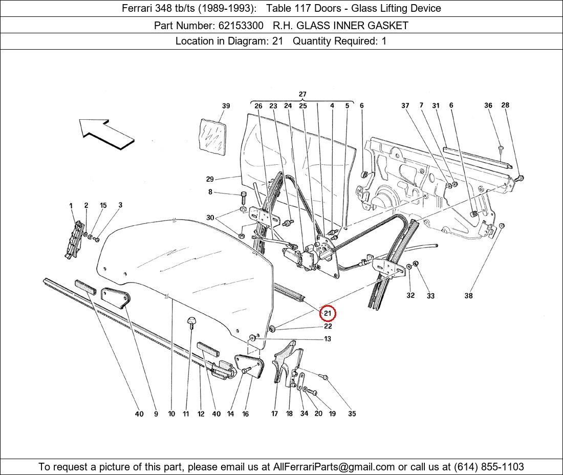 Ferrari Part 62153300