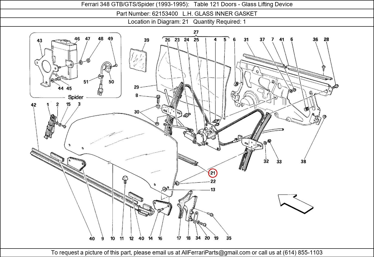 Ferrari Part 62153400