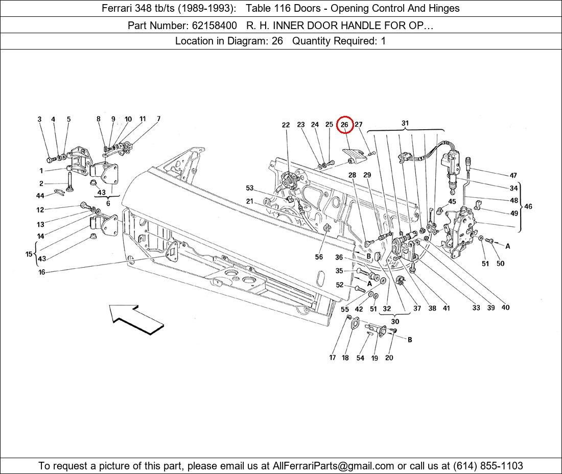 Ferrari Part 62158400