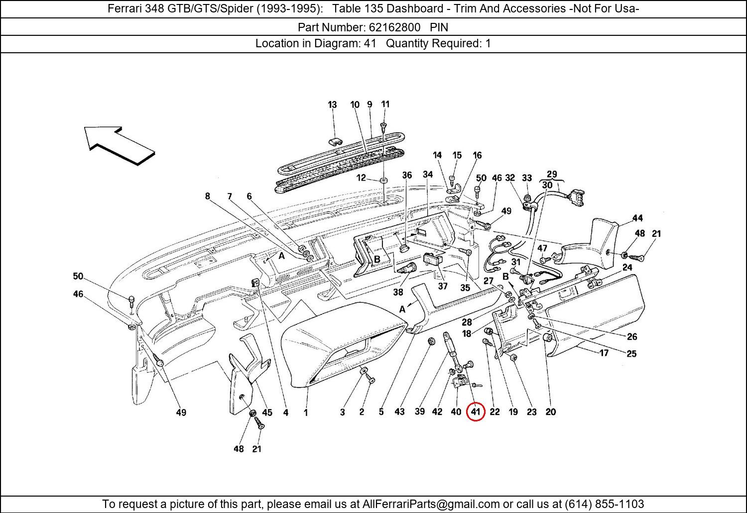 Ferrari Part 62162800