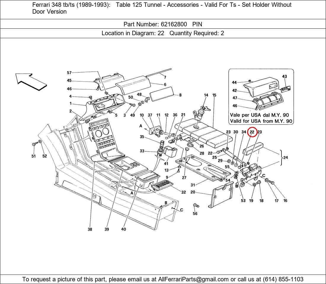 Ferrari Part 62162800