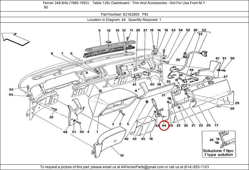 Ferrari Part 62162800