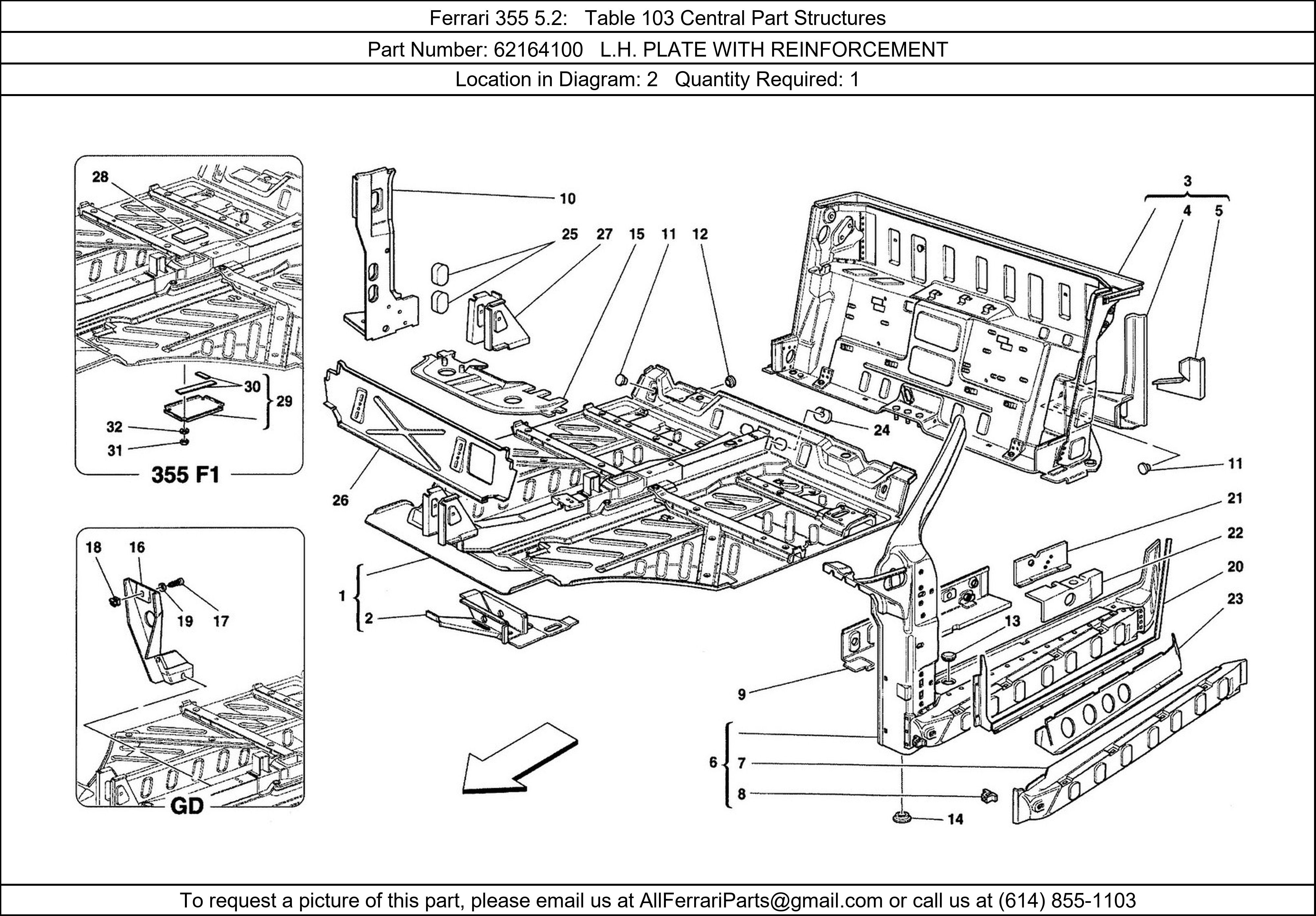 Ferrari Part 62164100