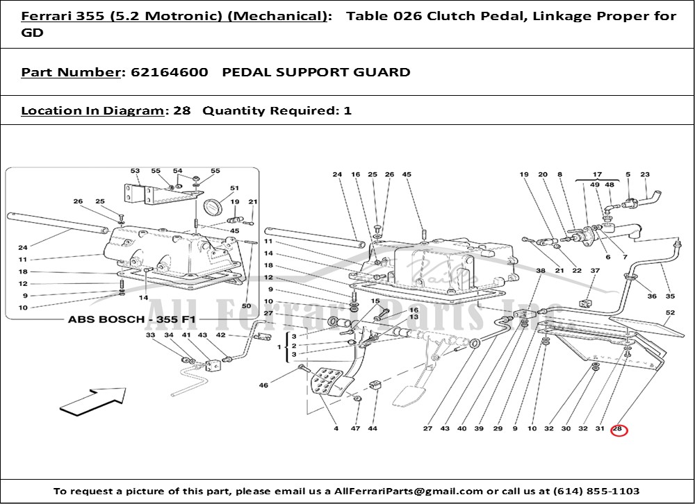 Ferrari Part 62164600