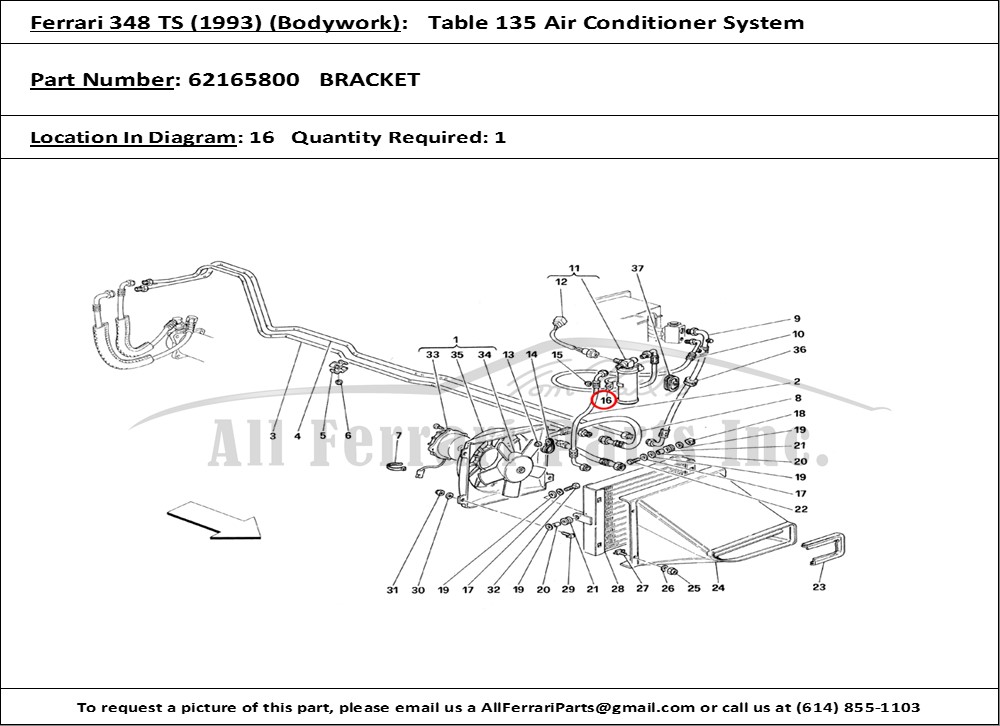 Ferrari Part 62165800