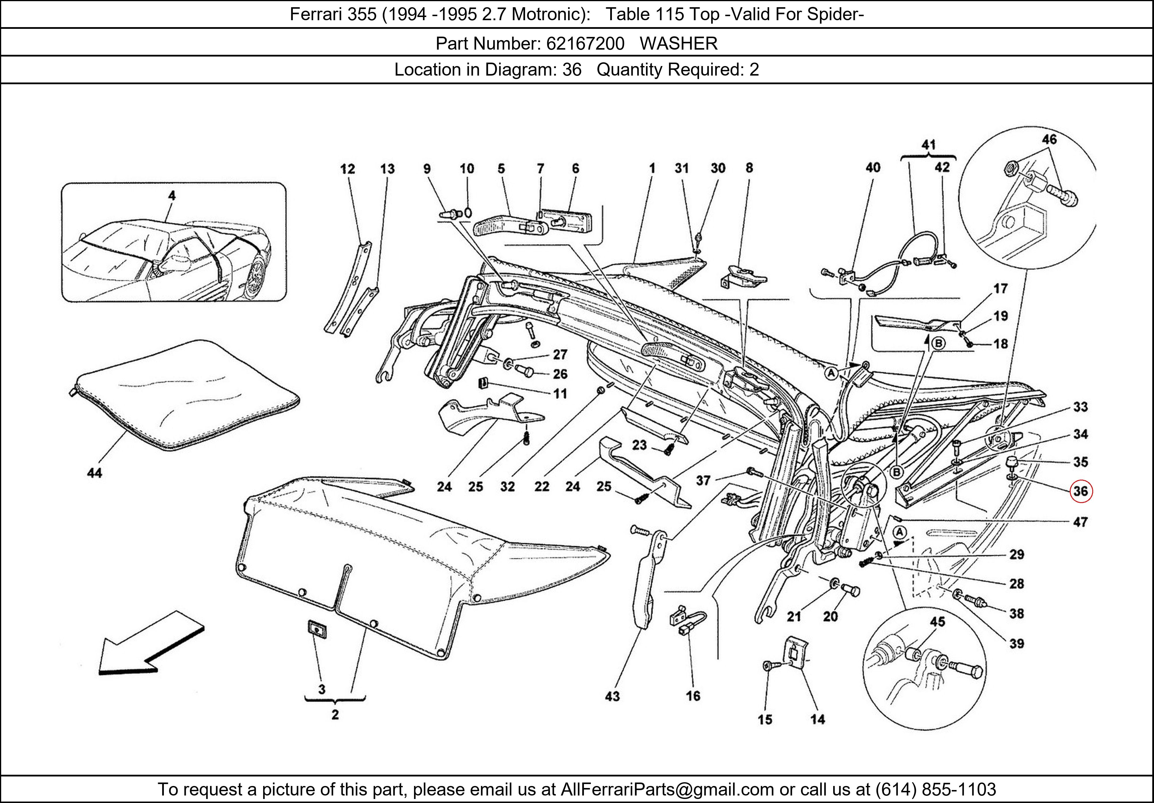 Ferrari Part 62167200