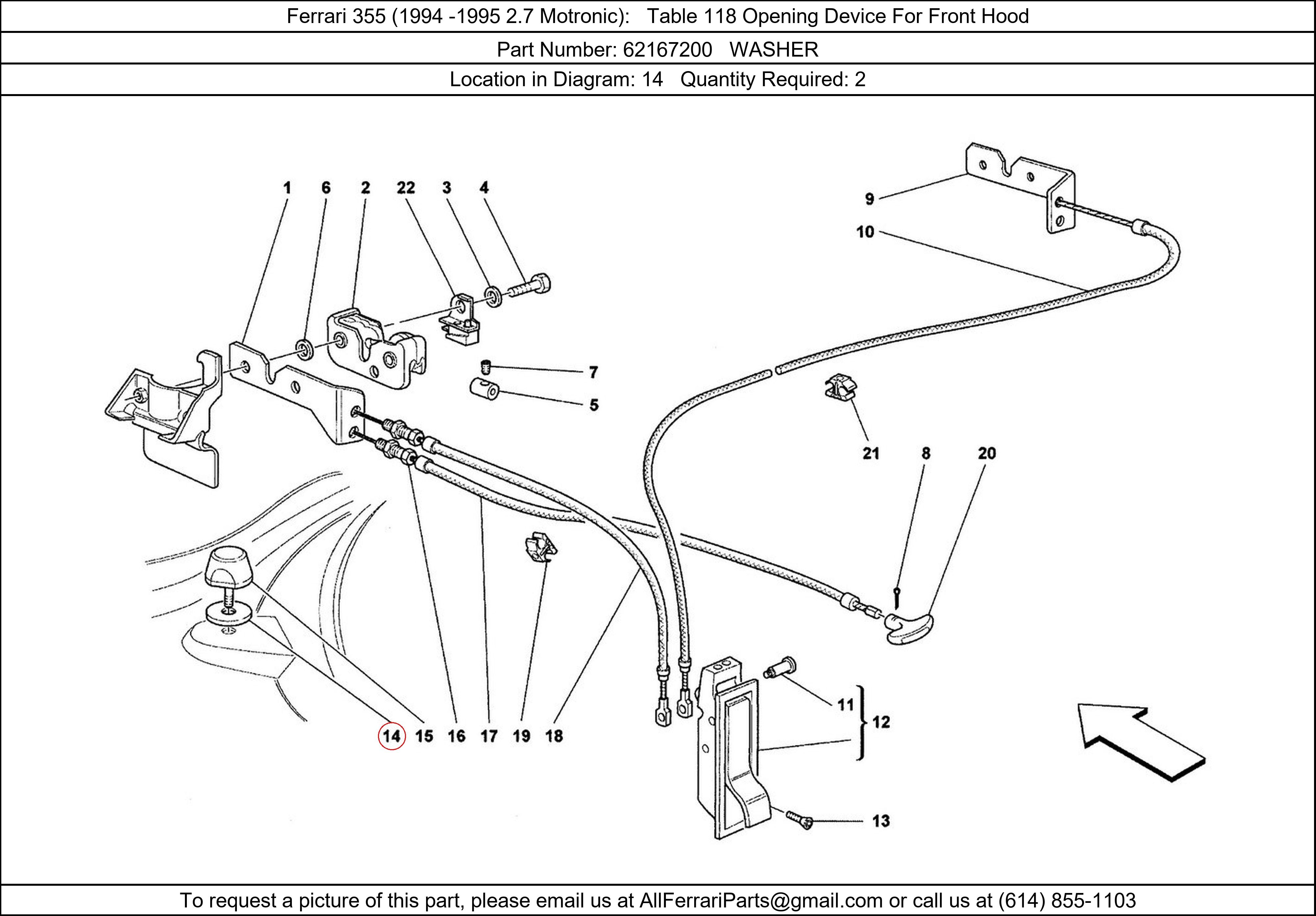 Ferrari Part 62167200