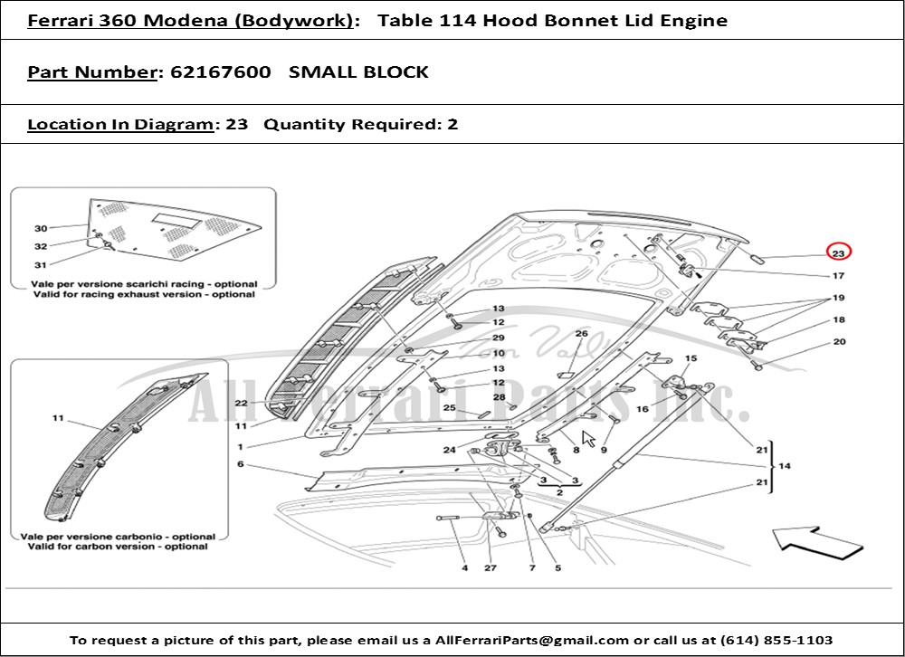 Ferrari Part 62167600