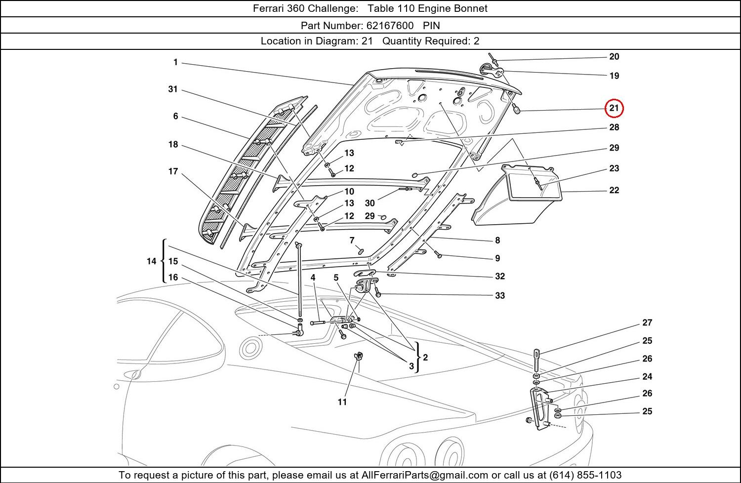 Ferrari Part 62167600