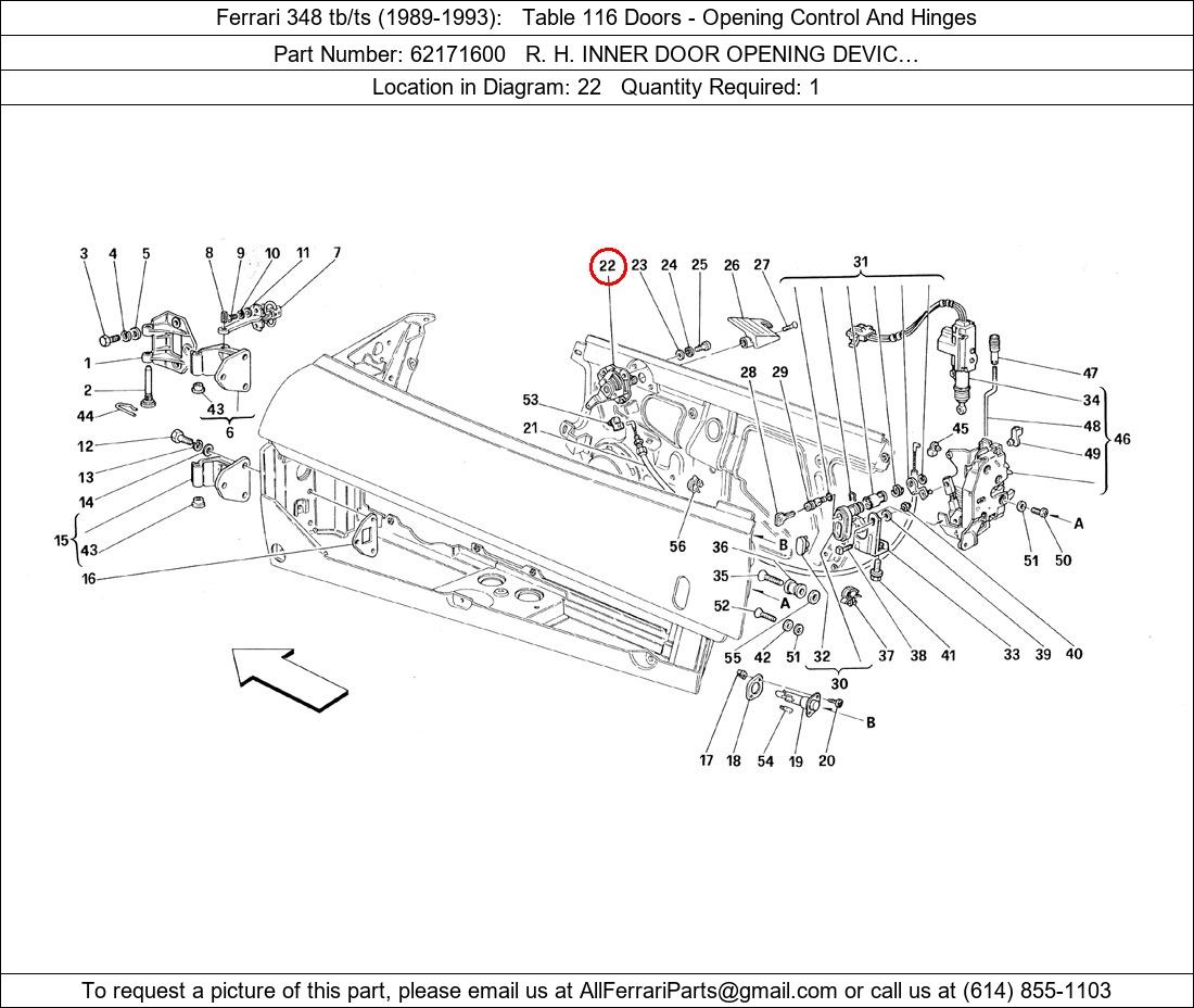 Ferrari Part 62171600