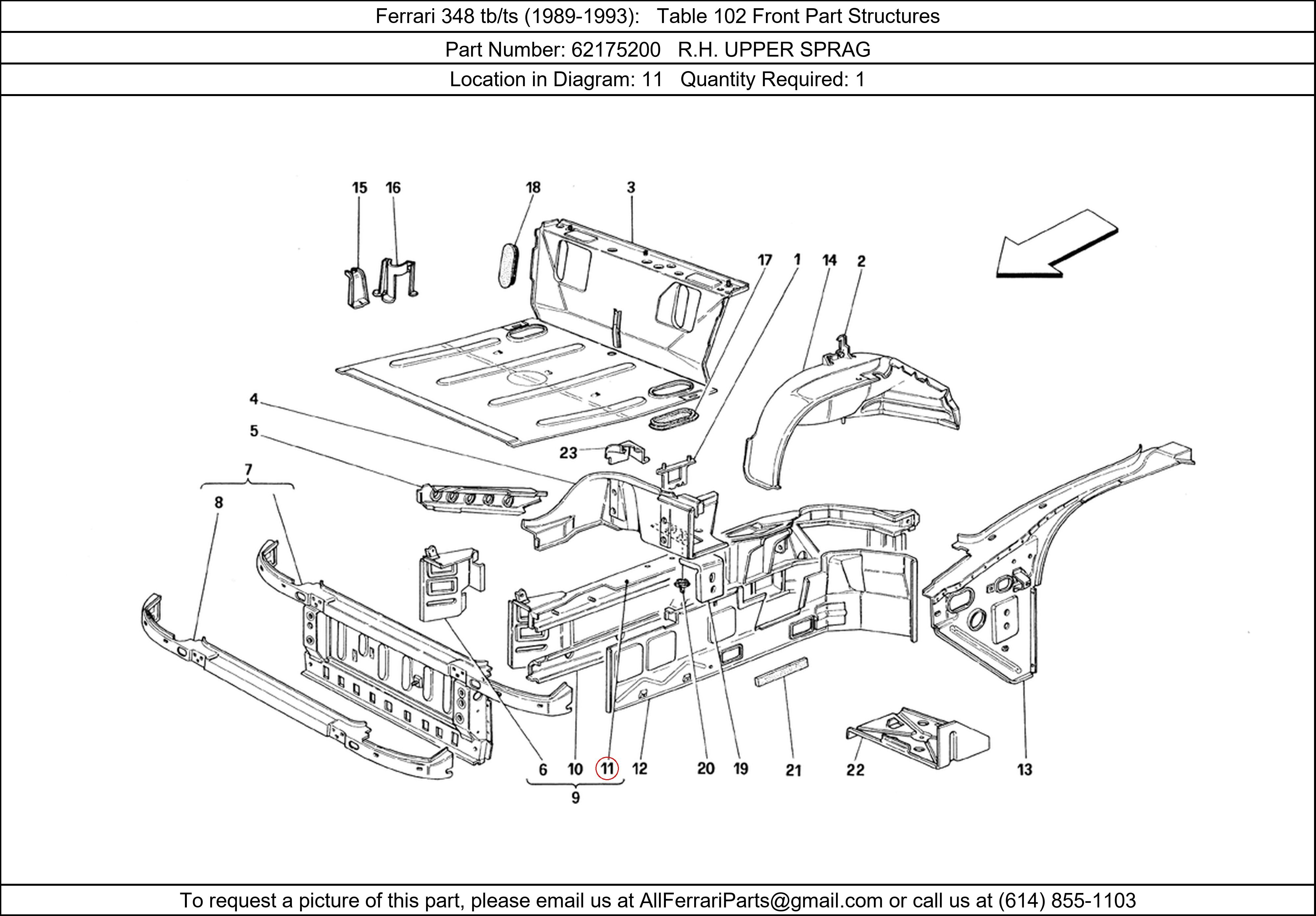 Ferrari Part 62175200