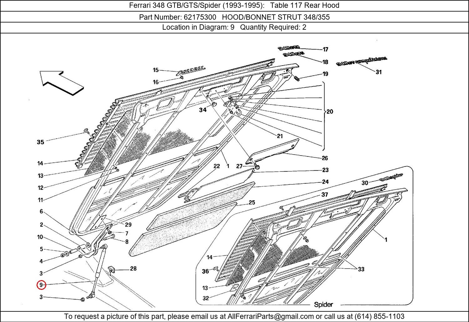 Ferrari Part 62175300