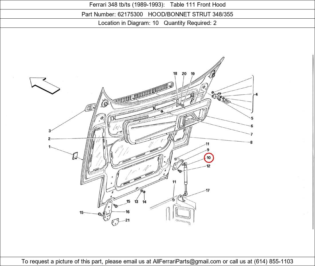 Ferrari Part 62175300