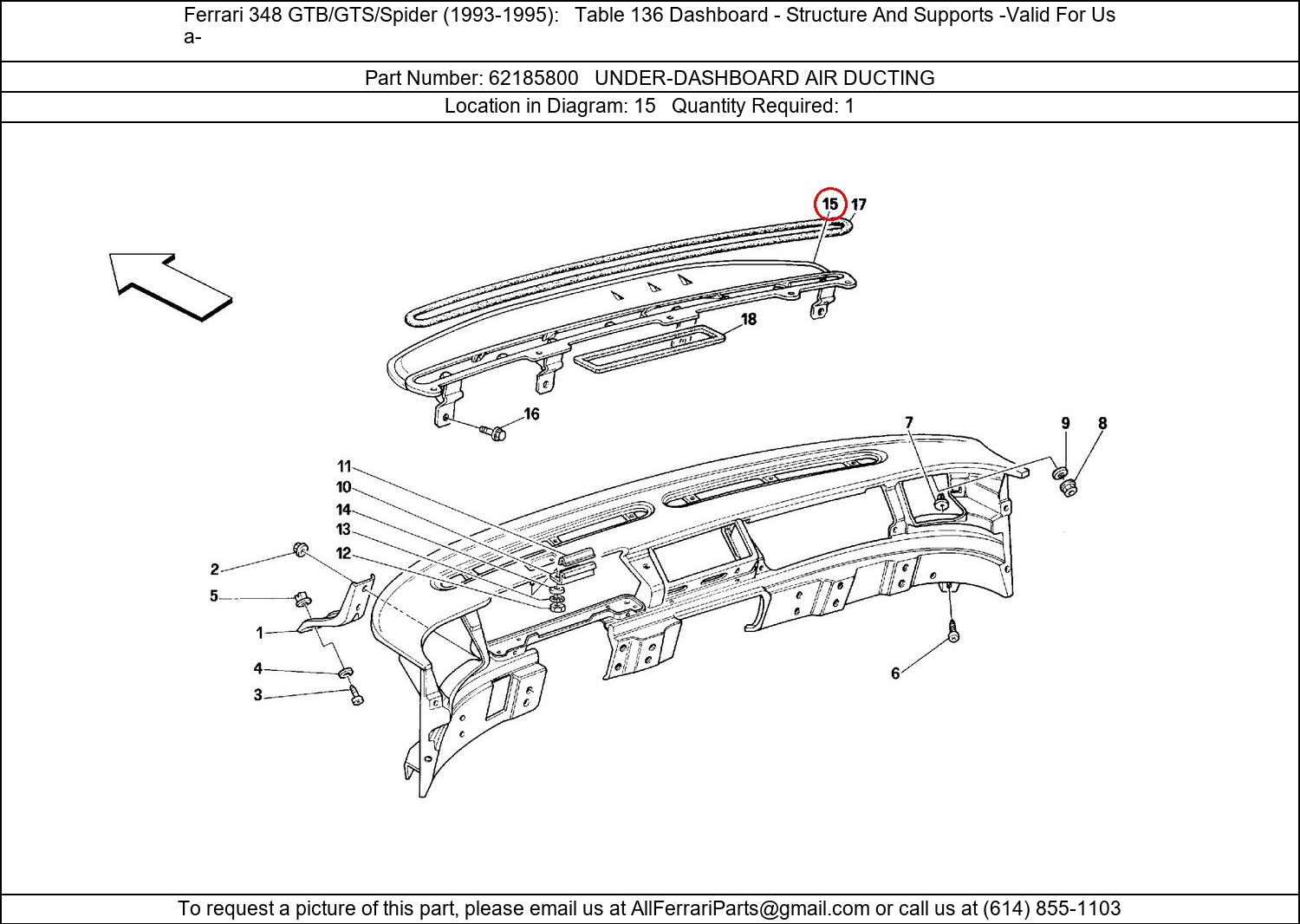 Ferrari Part 62185800