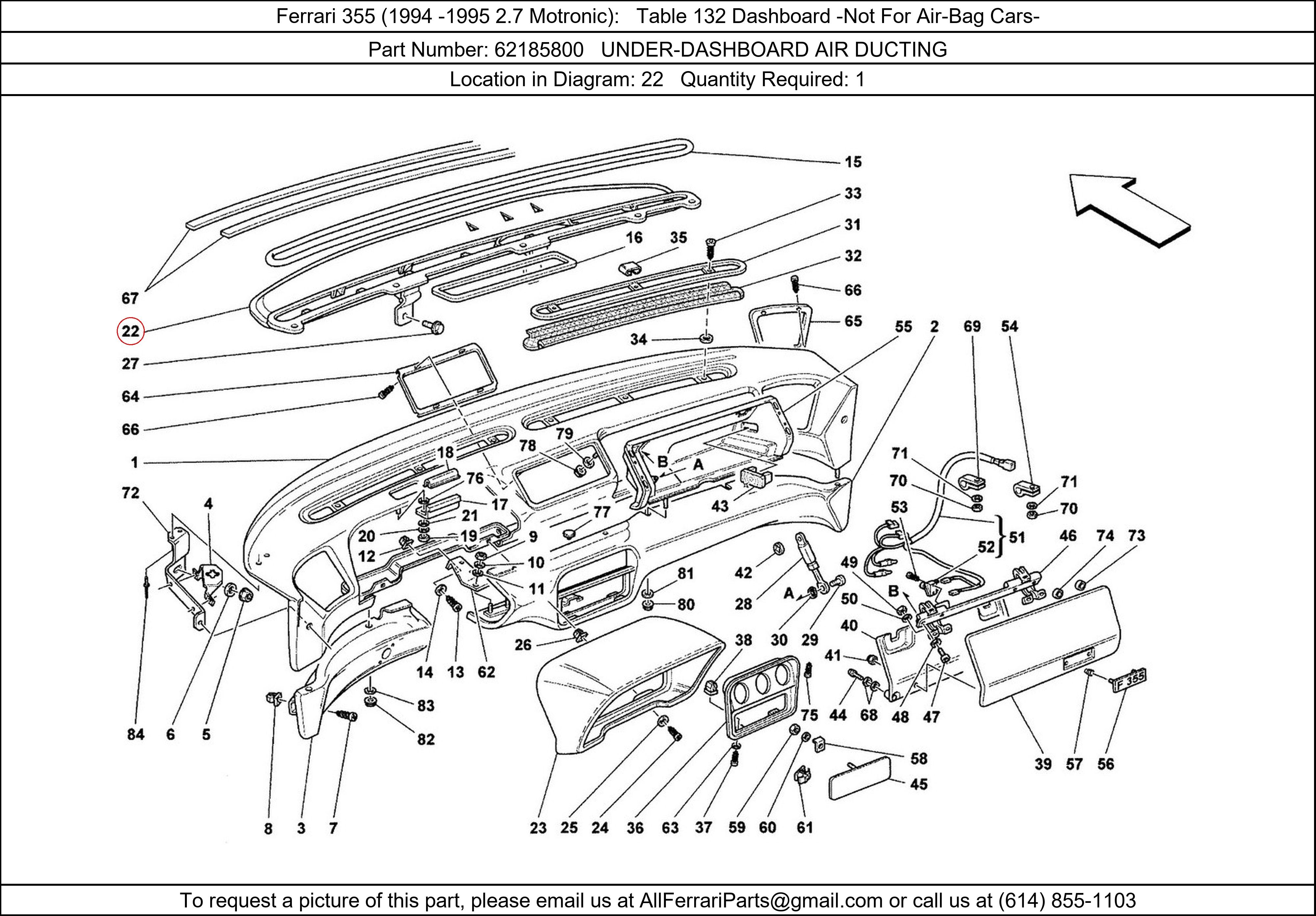 Ferrari Part 62185800