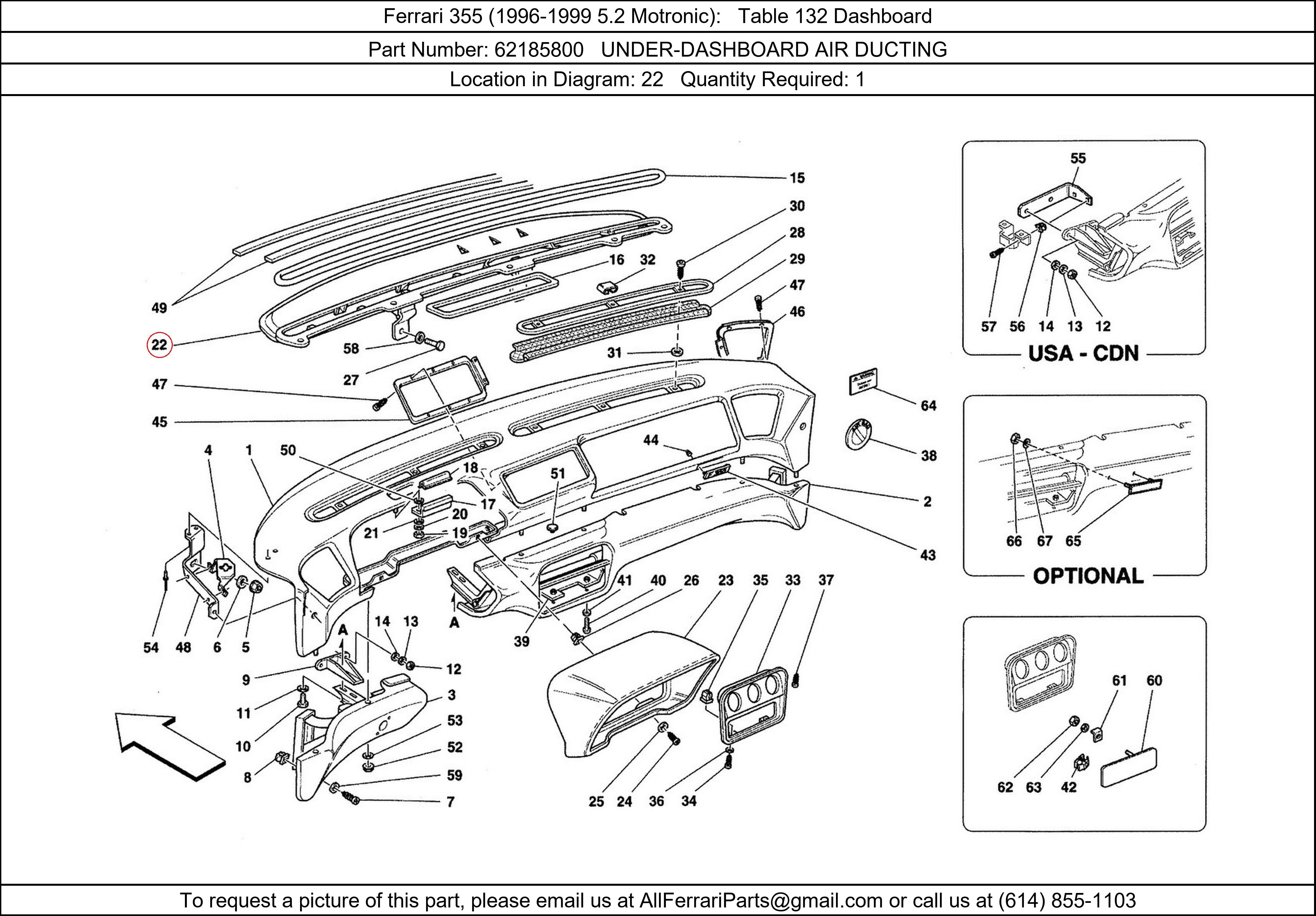 Ferrari Part 62185800