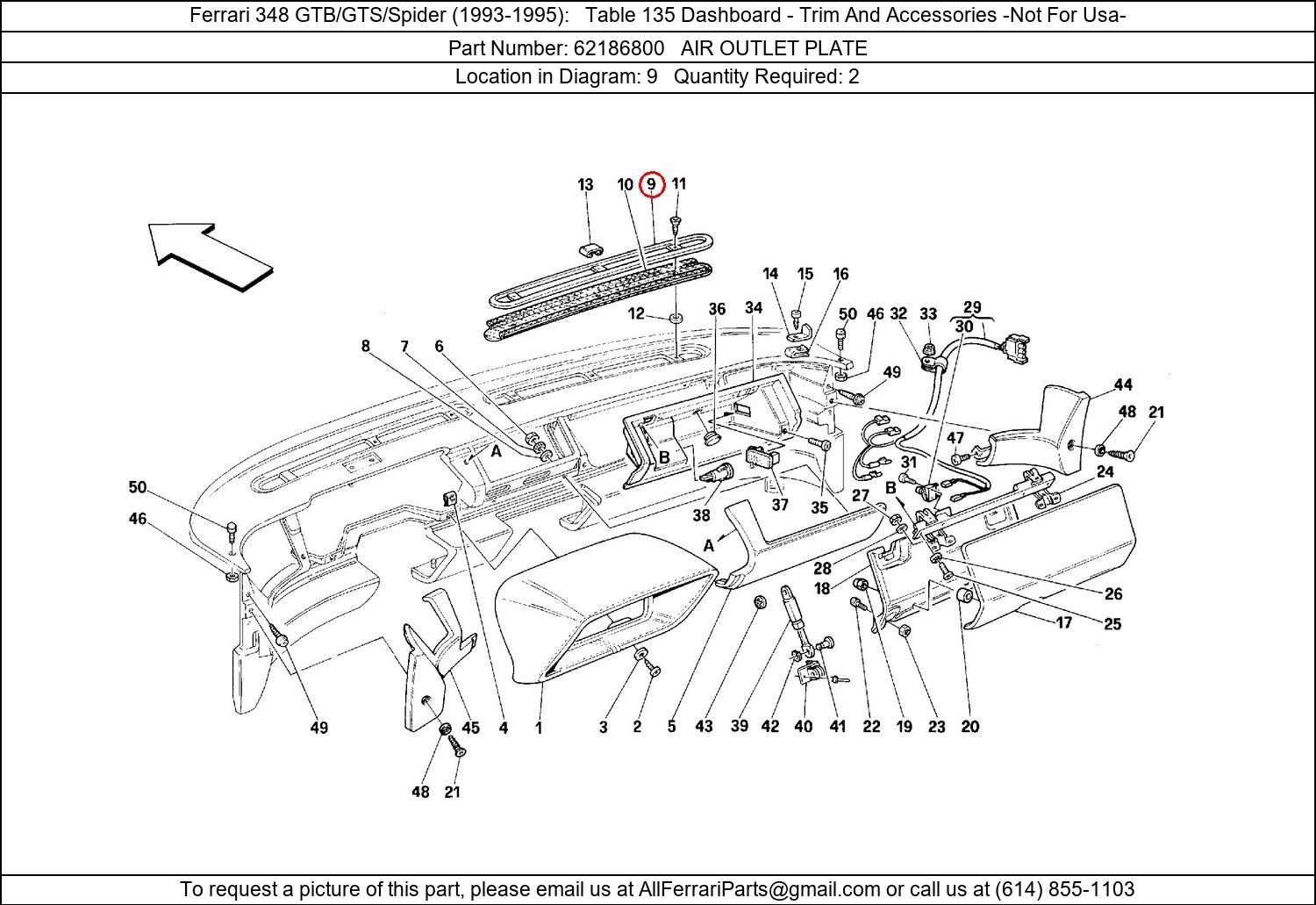 Ferrari Part 62186800