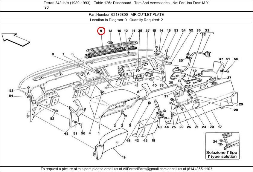 Ferrari Part 62186800