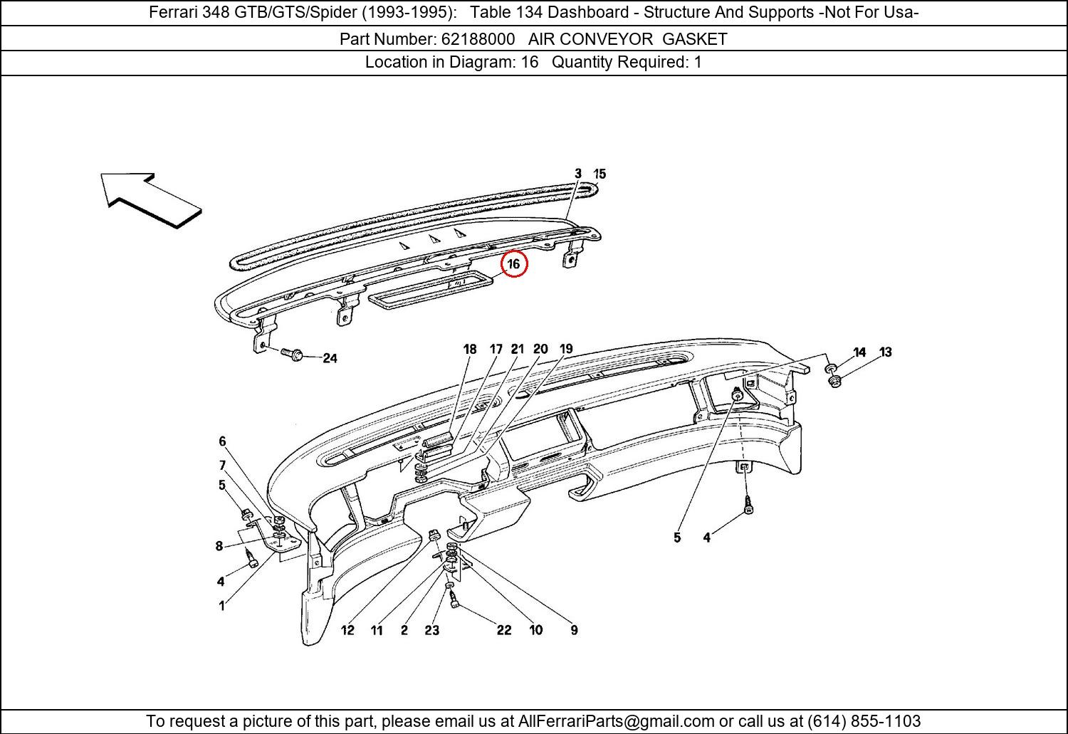 Ferrari Part 62188000