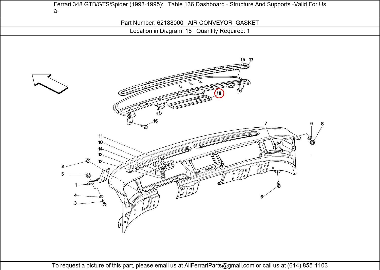 Ferrari Part 62188000