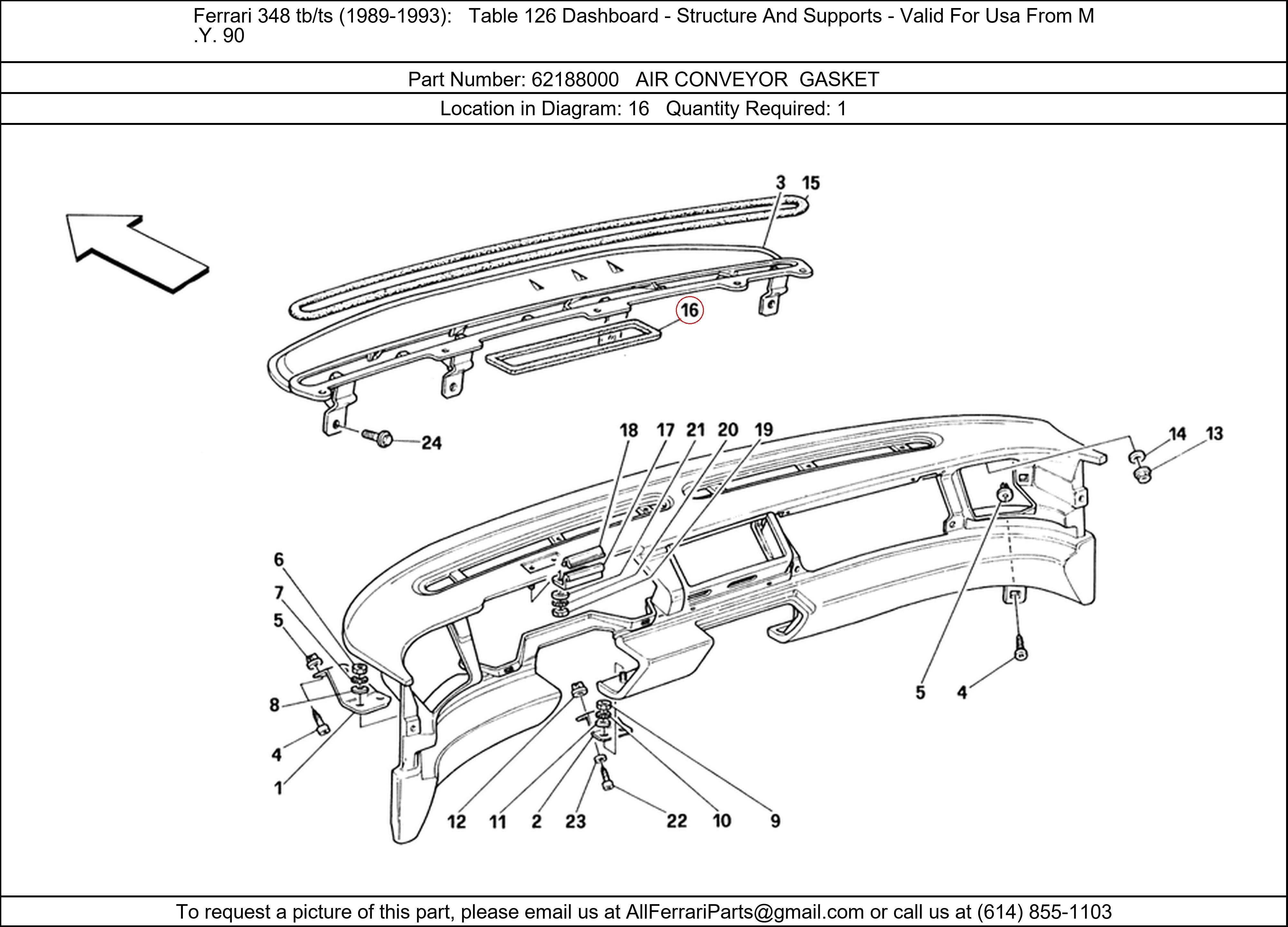 Ferrari Part 62188000