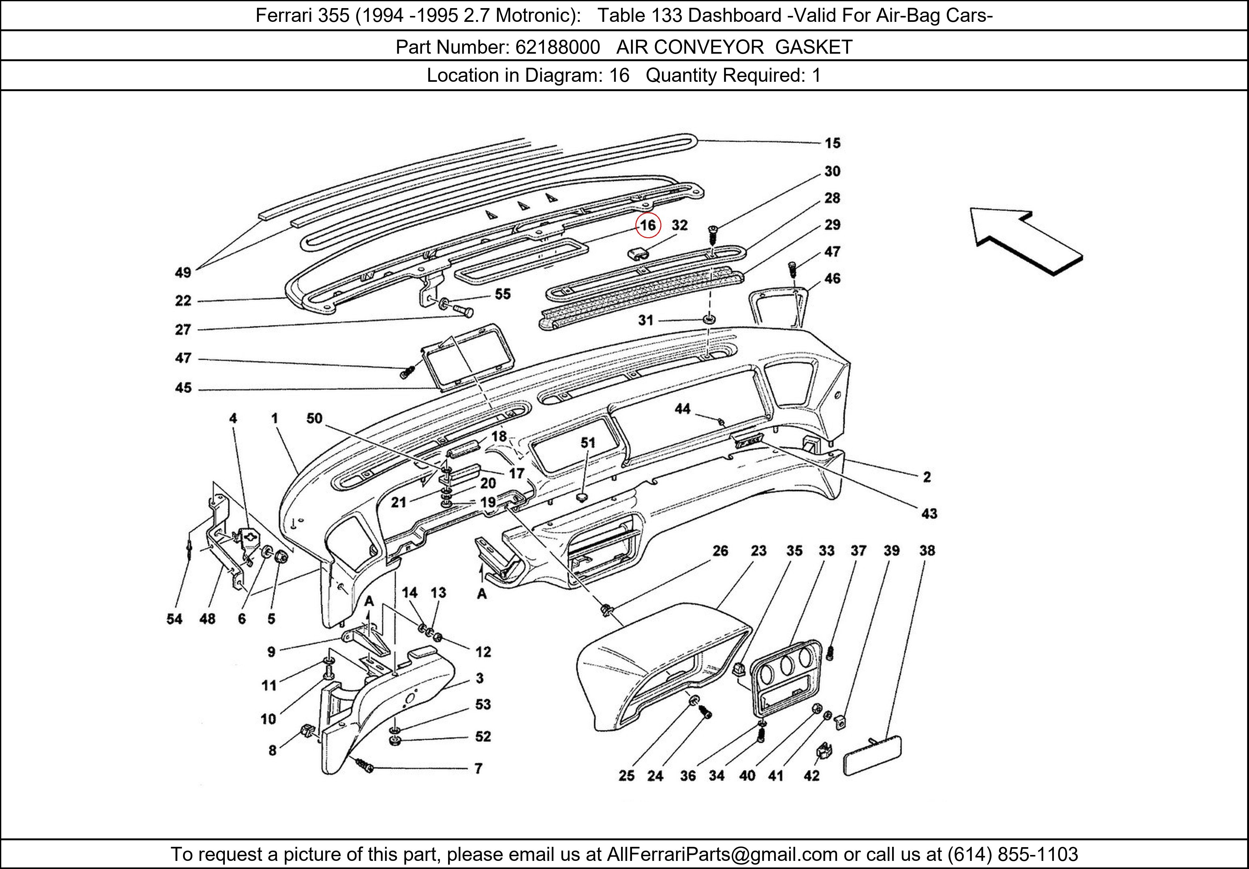 Ferrari Part 62188000