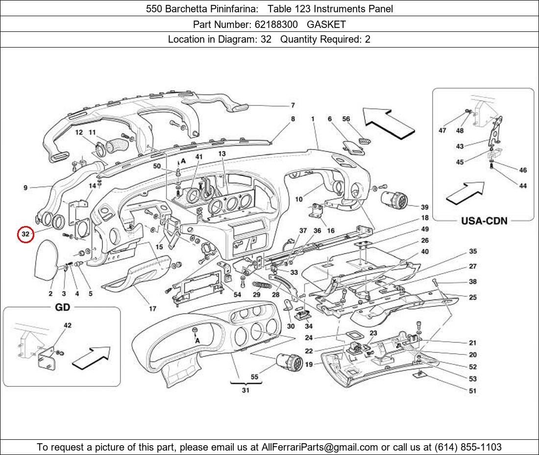 Ferrari Part 62188300