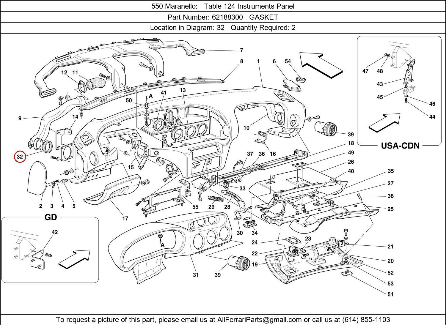 Ferrari Part 62188300