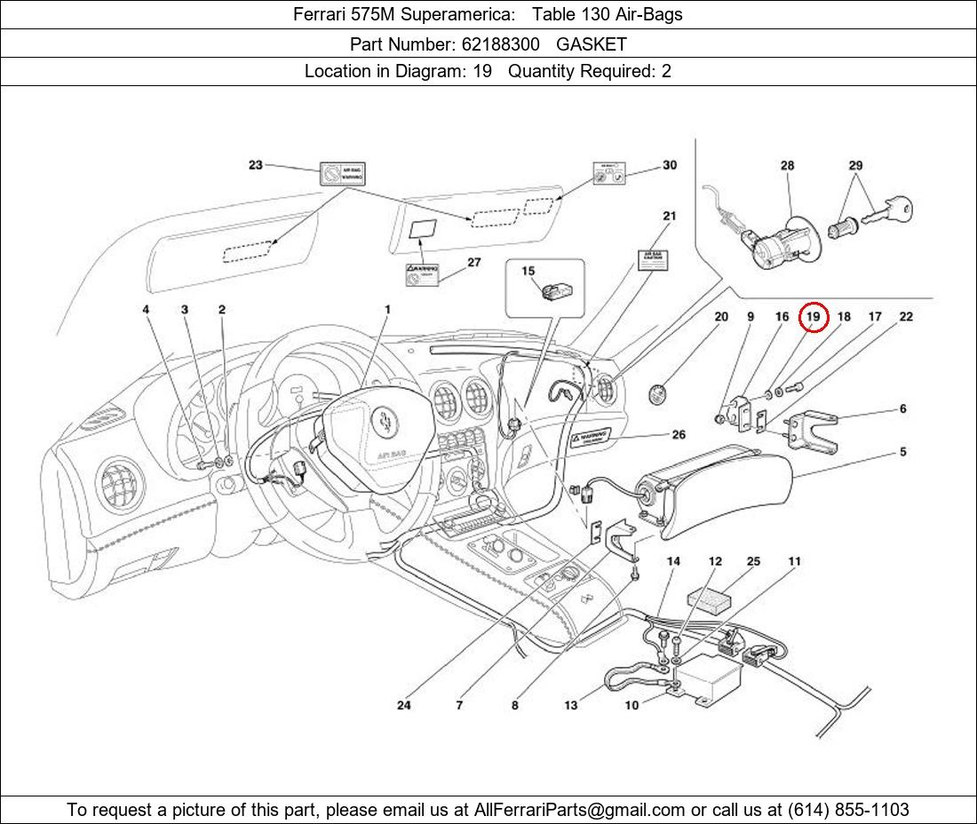 Ferrari Part 62188300