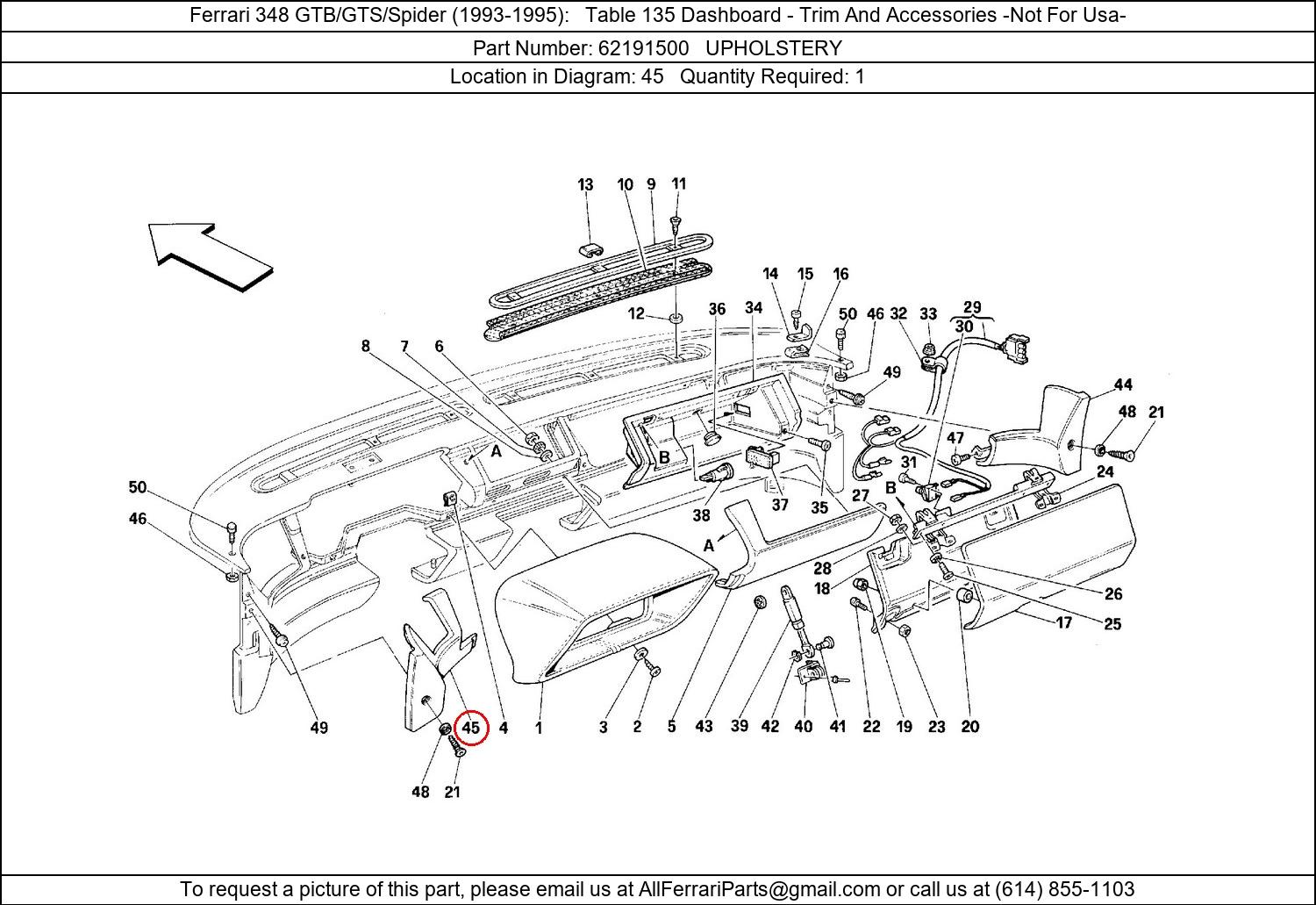 Ferrari Part 62191500