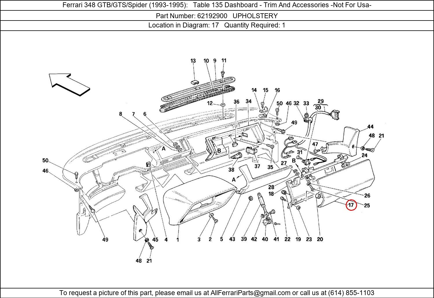 Ferrari Part 62192900