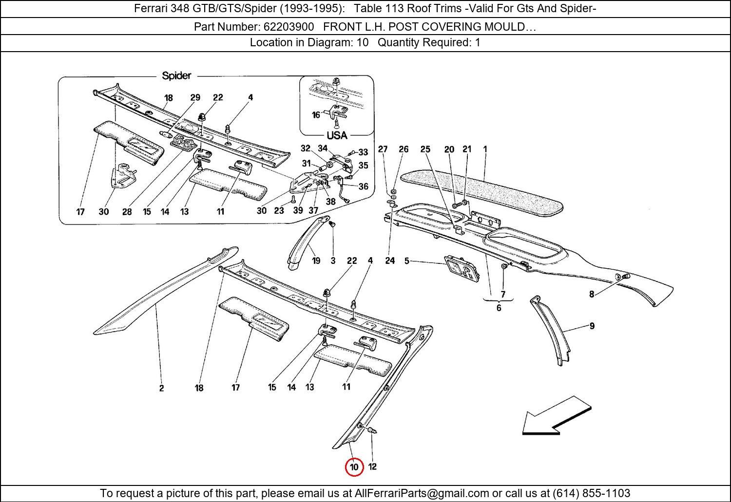 Ferrari Part 62203900