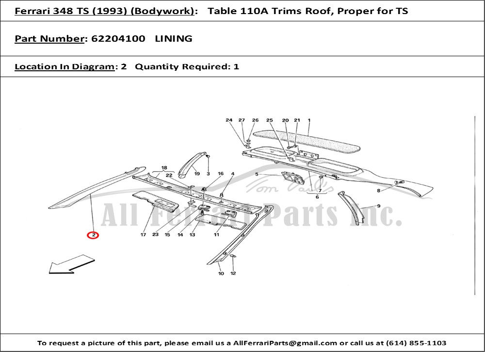 Ferrari Part 62204100