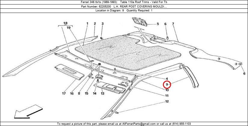 Ferrari Part 62205200